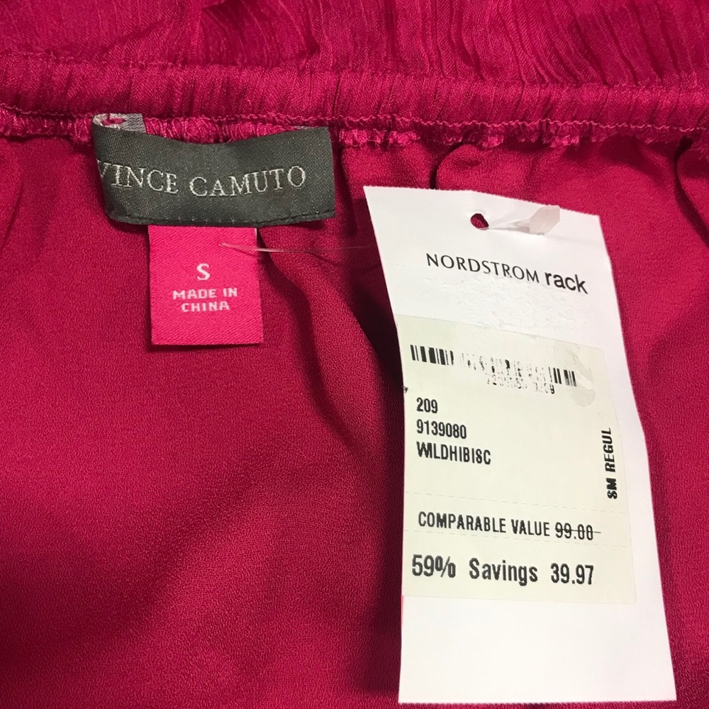 Vince Camuto Ruffle Off the Shoulder Top - Picture 6 of 8